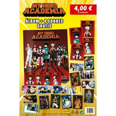 Album+4 Sobres MY HERO ACADEMIA