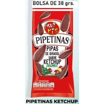 Pipas PIPETINA bolsa 38 grs caja con 24 bolsitas