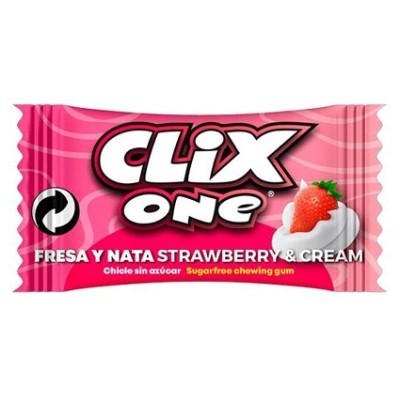 Chicles Sin Azucar CLIX NATA FRESA estuche 200 uds