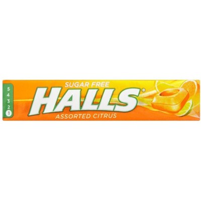 CARAMELOS HALLS CITRICOS S/azucar 20 uds.