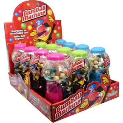 Juguete GUMBALL MACHINE expositor de 12 uds