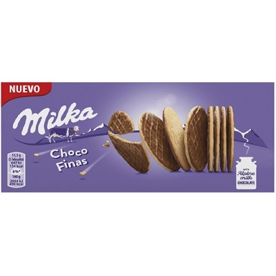 Milka CHOCO FINAS 12 uds de 126 grs (precio 1 ud)