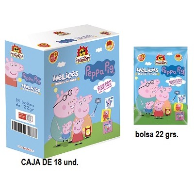 HELICES PEPPA PIG TOSFRIT 22 grs