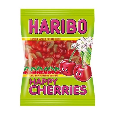 CEREZAS BRILLO bolsa 100 grs. caja 18 und.HARIBO