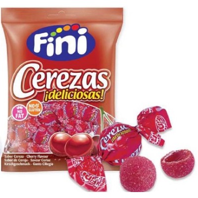 Bolsita de CEREZAS Grageadas 80gr.caja de 12 bolsitas