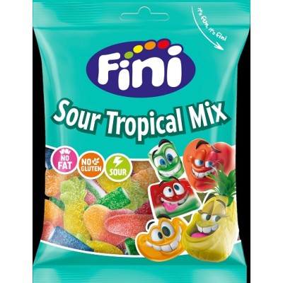 SOUR TROPICAL MIX de fini 90gr.cajas de 12 bolsitas