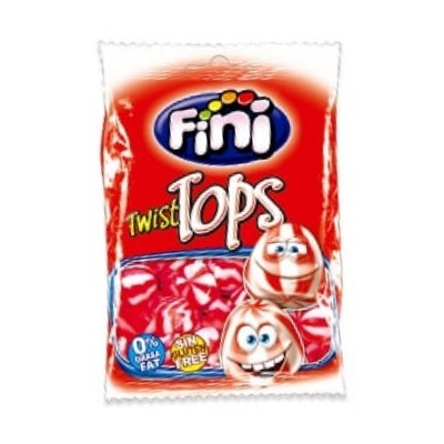 Bolsitas chuches FINI 90 grs BESOS TWIST 12 uds precio 1 ud