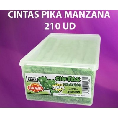 Regaliz Lenguas Pika Manzana  DAMEL  210 und.