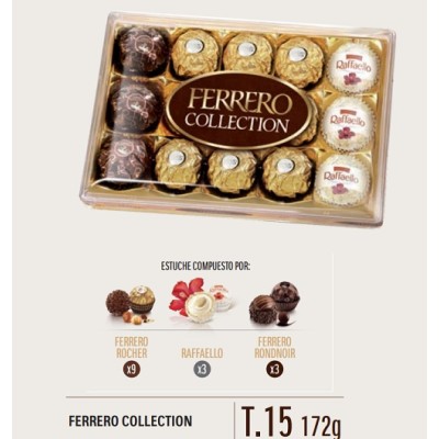 BOMBONES FERRERO COLLECTION T-15, 1x6 und.