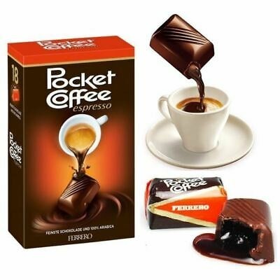 Bombones POCKET COFFE T5 12 uds Precio 1 ud