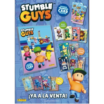 ALBUM+ 4 Sobres STUMBLE GUYS panini