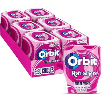 CUBO ORBIT Refresh BUBBLEMINT estuche de 6 botes