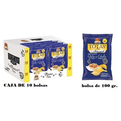 PATATA QUESO CEBOLLA TOSFRIT bolsa 100 gr