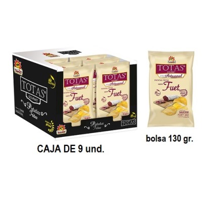 PATATAS SABOR FUET TOSFRIT bolsa 130gr