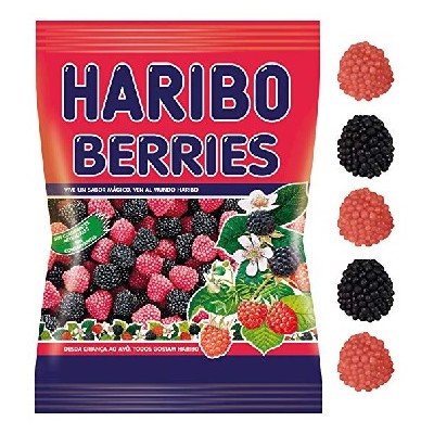 MORAS BERRIS bolsa 100 grs. caja 18 und.HARIBO