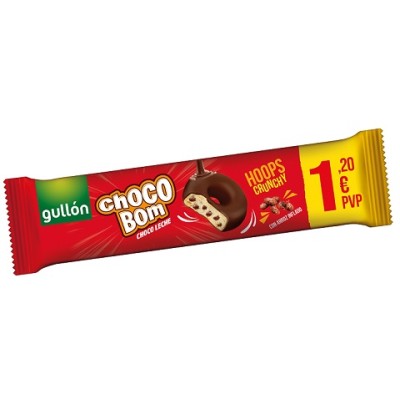 CHOCOBOM Choco leche Gullon Caja de 18 unds