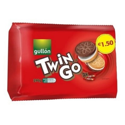 GULLON TWIN GO negro 290 gr.caja 12 pack2-Precio 1 pack