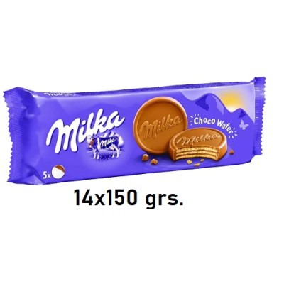 Milka CHOCO WAFER 150grs. caja de 14 unds